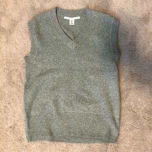 Knit V-Neck Sweater Vest Size Small